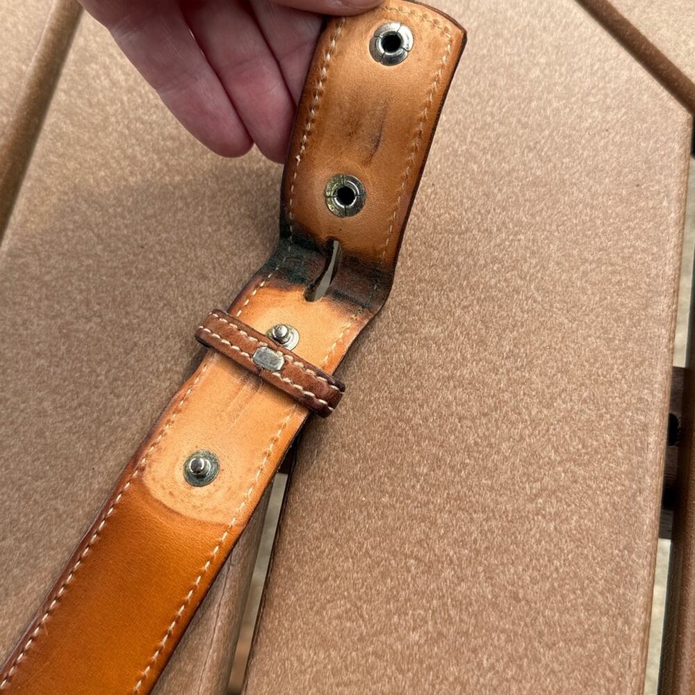 Losco Brown Leather Belt 34" - Picture 8 of 8